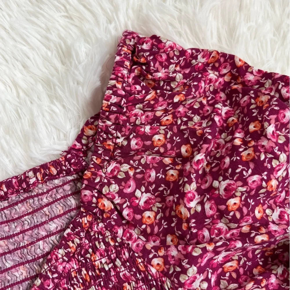 Aeropostale NWT Floral Crop Top Size XS - Picture 4 of 11